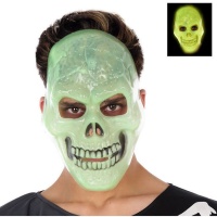 Masque squelette phosphorescent