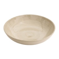 Assiette creuse naturelle de 20,5 cm