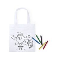 Sac de coloriage du Père Noël - 1 pc.