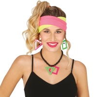 Set d'accessoires Neon 80's - 5 pièces