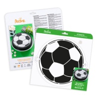 Pochoir de football 25 cm - Decora