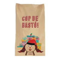 Enveloppe cadeau Tió de Nadal 40 x 25 x 25 x 0,5 cm - 4 unités