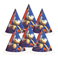 Chapeaux Sonic prime - 6 pièces