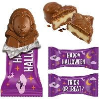 Chocolats fourrés à la crème lactée Happy Halloween - 80 g (8 pièces)
