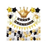 Kit de ballons Royal Birthday - Monkey Business - 67 pcs.