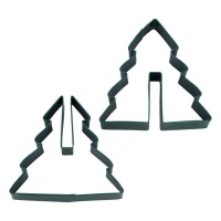 Découpeur de sapin de Noël 3D - Wilton - 2 pcs.