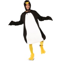 Costume de pingouin avec chapeau pour adultes
