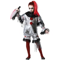 Costume de clown effrayant pour filles