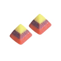 Pyramides multicolores avec pica pica - Fini - 250 pcs.