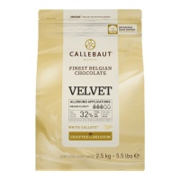 Pépites de chocolat blanc fondant Velvet 2,5 kg - Callebaut