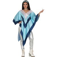 Poncho de style disco pour adulte