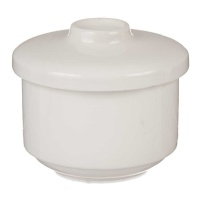 Sucrier en porcelaine blanche