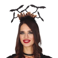 Bandeau d'Halloween avec chauves-souris