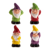 Figurines naines colorées de 3 cm - Dekora - 50 pcs.
