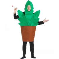 Costume pour adultes avec plante de marijuana