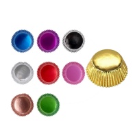 Capsules métalliques pour cupcakes - PME - 30 pcs.