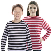 T-shirt à manches longues rayé pour enfants