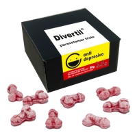 Bonbons Divertil en forme de pénis - 30 grammes