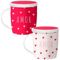 Mug Love with hearts 350 ml avec filtre - 1 pc.