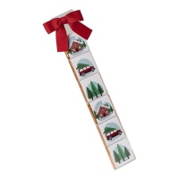 Cholocatinas de Navidad Abeto en boîte de 6 assorties - 1 pc.