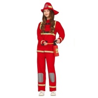 Costume de pompier avec chapeau pour enfants