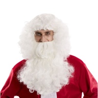 Perruque et barbe du Père Noël 250 gr