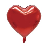 Ballon à coeur rouge de 45 cm