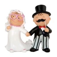 Figurine de gâteau de mariage Pit & Pita photocall 16 cm