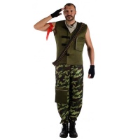 Costume de sergent militaire pour adulte