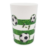 Gobelets de football réutilisables 230 ml - 2 pièces.
