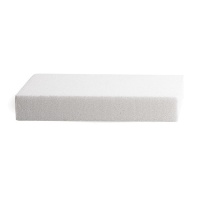 Base rectangulaire en polystyrène 20 x 30 x 5 cm - Decora