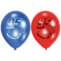 Ballons en latex Cars 22,8 cm - Amscan - 6 pcs.