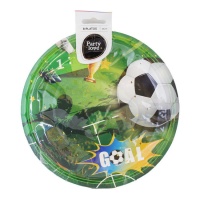 Plaques de football GOAL 23 cm - 8 pcs.