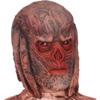Masque d'extraterrestre avec dreadlocks en fourrure