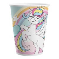 Verres d'amour licorne 200 ml - 8 pcs.