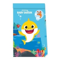 Sacs en papier Baby Shark - 4 pcs.