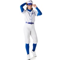 Costume de joueur de baseball pour femmes