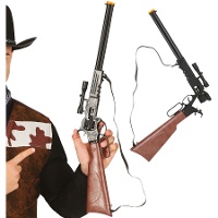 Fusil avec lunette - 64 cm