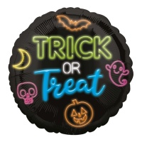 Ballon rond 45cm Trick or Treat - Anagramme