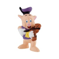 Figurine de violon Piggy de 7 cm pour un gâteau