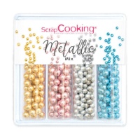 Kit de saupoudrage de perles métalliques de 52 gr.