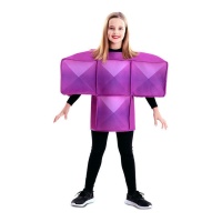 Costume Tetris violet pour enfants