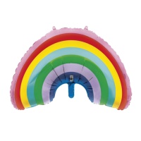 Silhouette de ballon arc-en-ciel XL 91,4 cm - Unique