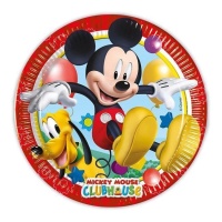 Assiettes compostables Mickey Mouse 23 cm - 8 pcs.