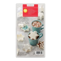 Moule à flocons de neige en chocolat - Wilton - 6 cavités