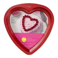 Moule à coeur en acier semi-jetable de 22 cm - Wilton