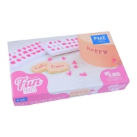 Font 3 letter stamp set - PME - 52 pcs.