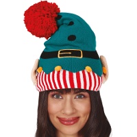 Bonnet d'elfe avec pompon
