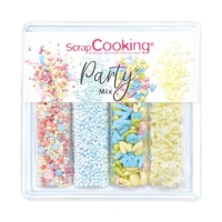 Party mix sprinkles kit 65 gr - Scrapcooking