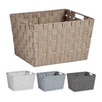 Panier droit conique en tissu 35 x 25 x 20,5 cm - 1 pc.